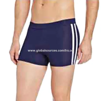OEM Men's swim trunks, solid color, contrasted on right&left sides, LRX factory price