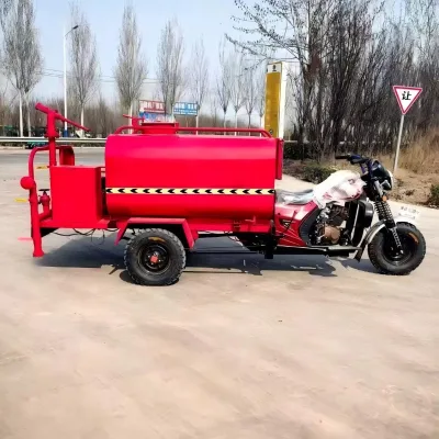 Portable Mobile Tricycle Sprinkler Water Tank Tricycle for Urban Greening and Sanitation Dust Suppression Construction Sites