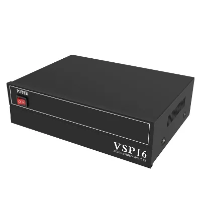 Av Audio and Video Distributor 1 in 16 Out Rca Interface 1 Minute 16 Yellow Red White Lotus Screen Divider Source Manufacturers