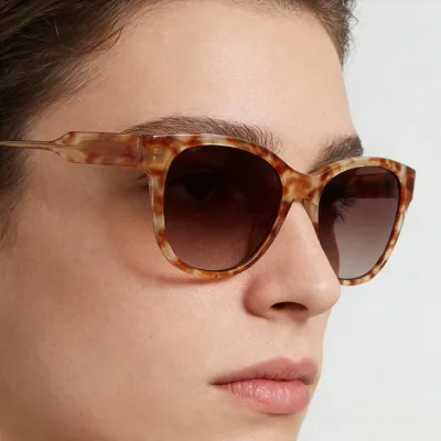 Wholesale OEM Custom Logo Sunglasses Acetate Polarized Oversized Handmade Rectangle Thick Custom Acetate Sunglasses