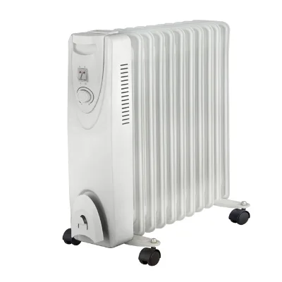 Mini Portable Oil-Filled Radiator Electric Room Bathroom Infrared Panel 5-11 Fins 450W-1000W Remote Control Overheat Protection