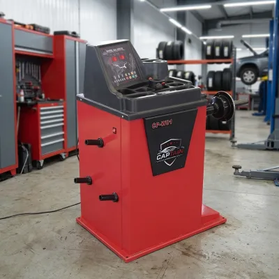 CAPTAIN High Precision 1g Wheel Balancer Automatic Digital Tire Machine 180rpm 75kg Capacity Heavy Duty Balancing Equipment