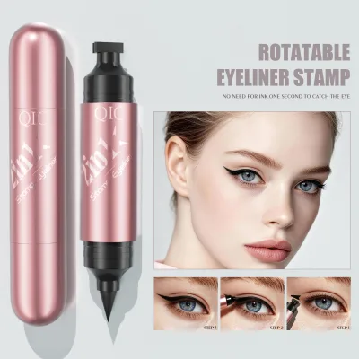 Waterproof Double-headed Folding Liquid Eyeliner Quick-Drying Long Lasting Smudge-Proof Black Private Label OEM ODM Wholesale