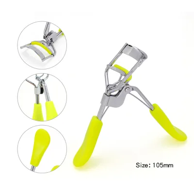 New Creative Stainless Steel Eyelash Curler Custom Logo Heated HORIZON Brand Natural Curl False Eyelashes Wholesale Makeup Tool