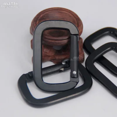 Baichao 6# square Flat Spring Snap Carabiner Hooks