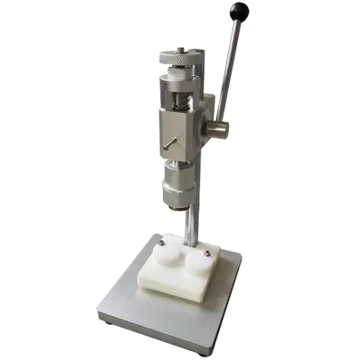 Industrial Manual Perfume Capping Machine For 13MM/15/20MM Rolling Aluminum-plastic Cosmetic Nozzle