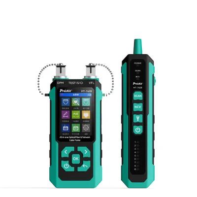 MT-7628 Optical Fiber & Network Cable Tester -70dBm to +60dBm for test the Network Route Breakpoints/crimping/QC test