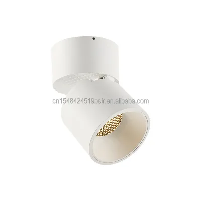 12W Dimmable LED Ceiling-mounted Downlight Adjustable Antiglare 12/24/36 Beam Angle 3000K-6000K Color Commercial