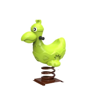 Animal Shape Outdoor Playground Children Ride Spring Rider Toys Plastic Spring Rocking Horse and Toy