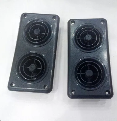 Black Auto Cool Air Conditioning Vent Fan for Bus New Condition Plastic Material