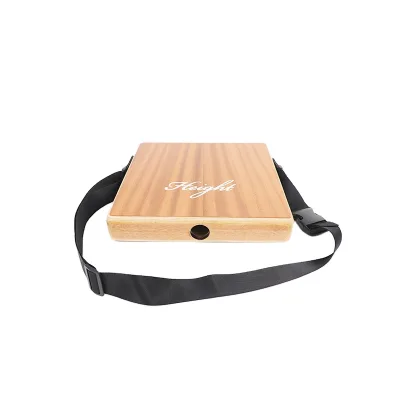 Height Wearable Drum Rattle Travel Cajon Okoume Wood Snare String