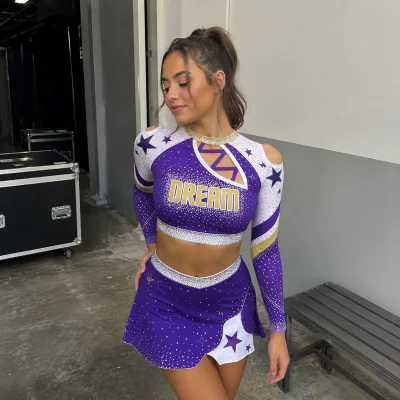 cheer practice Breathable  Kids Girls sideline cheer uniforms2026 Warm up School Sideline Cheer Uniform training kits