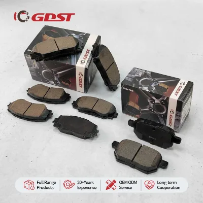 Auto Brake Parts Durable Front Rear Brake Pads Set Disc Brake Pad for Ford BMW Audi Volkswagen with Ceramic Metallic Formula