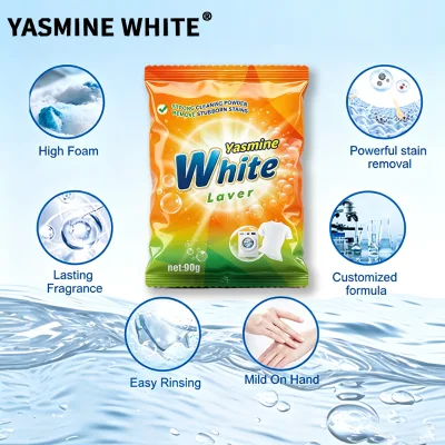 Yasmine White Washing Detergent Powder Top Formula Cleaning Detergent Washing Powder Hand Washing
