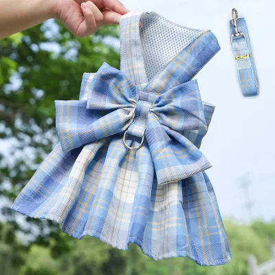 C&C Pet Dog Clothes Luxurious Lace Candy-colored Pet Dress for Small Female Dogs Fashion Design Cat Dog Dress