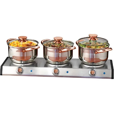 Triple burner Kettle Buffet