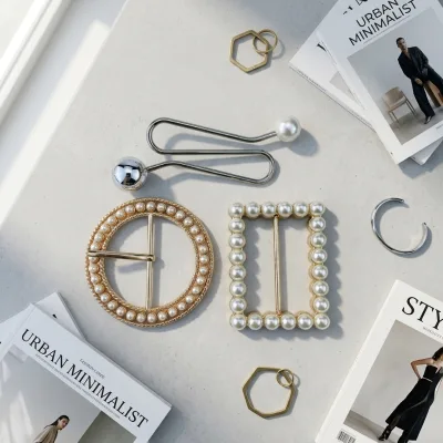 Customized Women's Shoes Accessories Metal Buttons Adjustable Belt Buckle Hanger Zinc Alloy Webbing Strap Swimwear Decoration