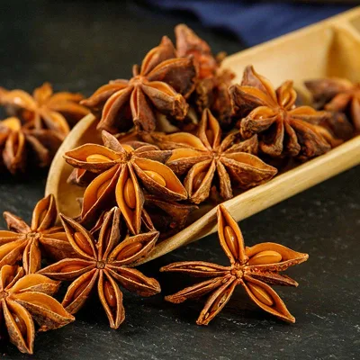 Guangxi Star Red Star Anise Seed Whole Spicy Fried Herb Spice Oil Preserved Pepper Fennel Dried Raw Single Spices Block Pattern