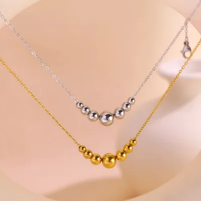 Fashion Pendant Necklaces,Stainless Steel Gold Plated Do Not Fade Necklace Women