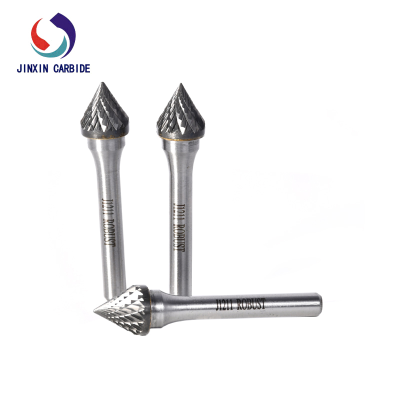 Silver Welded Rotary Burrs Wear-resistant Carbide Rotary Burrs Double Flute Rotary Burrs