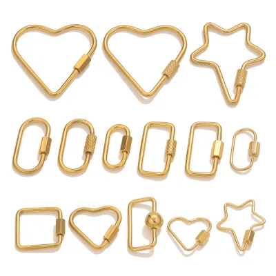 Wholesale of Stainless Steel PVD Plated Clasps Pendant for Jewelry (for Bracelets, Necklaces, and Bead Strings)