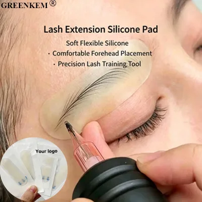 Customizable Logo Beginner Silicone Microblading Eyebrow Transfer Waterproof Brow Shape Practice Tattoo Training Sticker