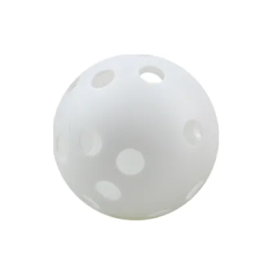 26 Holes Seamless Certified 72mm Floorball Balls Plastic Customized Color Indoor Practice Beach Ball Durable