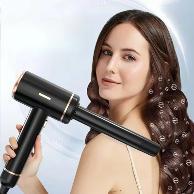 Magic Hair Curler 1 Step Rotating Styler Professional Salon Electric 2 in 1 Cool Wind Hair Curler