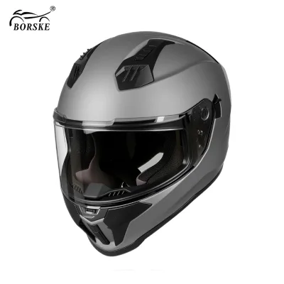 High Quality Four Seasons Durable Solid Color ABS Material ECE 22.06 DOT Head Guard Motorbike Riding Helmet Safety Helmet