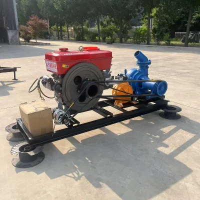 Diesel Frame Model Sewage Pump with 3-inch Diameter