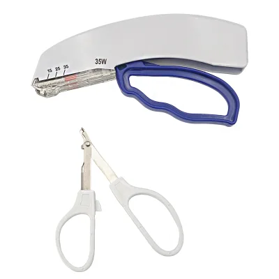 Manual Skin Staple Remover with Precision Design and Smooth Grip for Clinical Procedures