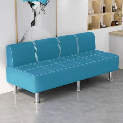 K Barbershop Sofa Waiting Chair Hairdresser Sofa Cheap Lounge Area Sofa