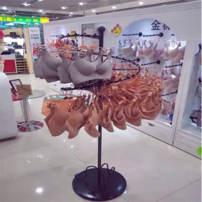 Modern bra display shelf stand and undergarment rack for underwear store interior decoration furniture