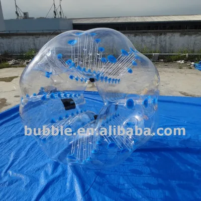 Interesting Inflatable Human Body Bubble Ball With Window for Outdoor Football Game