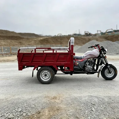 Low Fuel Consumption Gasoline Tricycle Air or Water Cooled Motor Less Than 2.8L Per 100km 7.6kw Power Farm Transport Cart