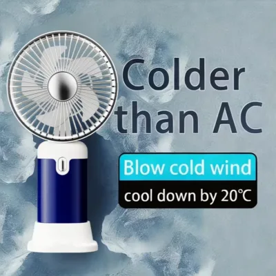 Hot Sale 5 Speeds Portable Small Table Fan Rechargeable Hand Held Handheld Mini Fan with Custom Service
