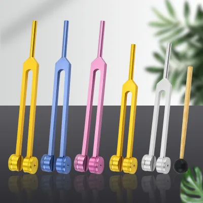 Ear-picking Tuning Fork 128hz Vibrator Tool Tuning Fork Bell Rings Buddha Singing Tuning Fork with logo Customized