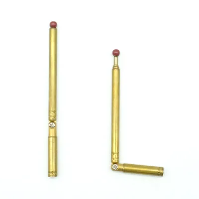 Universal Brass Telescopic Antenna for FM Radio Bluetooth Speaker Replacement Aerial 80-108MHz High Sensitivity Rod