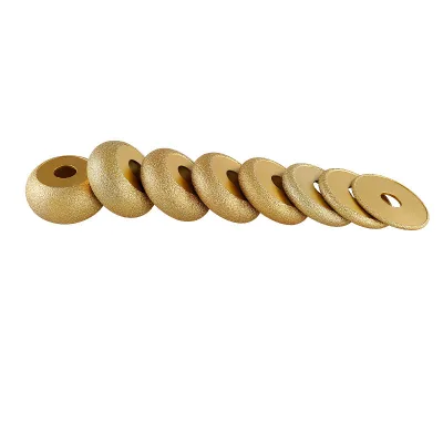 Customizable OEM Parallel Diamond Edge Profile Grinding Wheel Demi-Bullnose Stone for Marble Vacuum Parallel Shaped Stone