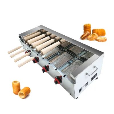 Gas Powered Chimney Toaster for Commercial Doughnut Ice Cream Cone Production