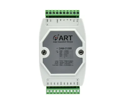 Industrial 8-Channel 12-Bit Analog Input Module RS485 Modbus RTU, 4-20mA 0-10V Data Acquisition Module for PLC SCADA System