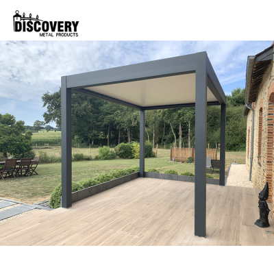 Aluminum Alloy New Chinese Style Simple Garden Pavilion Villa Landscape Trellis Pavilion Outdoor Pergola