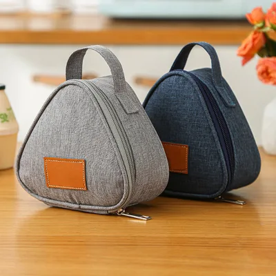 Wholesale Himmers MTG-1037 Fashion Cute Portable Mini Triangle Insulated Snack Cooler Bag Hand-Carried Students' Waterproof