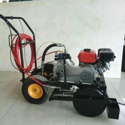 Stable Running Gasoline Road Line Marker Plastic Track Sprayer Cold Paint Marker for Playground Stadium Sports Court Projects