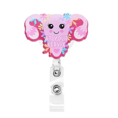 Top Selling Premium Quality Lightweight Plastic Retractable Nurse ID Badge Reels Accessory Holder
