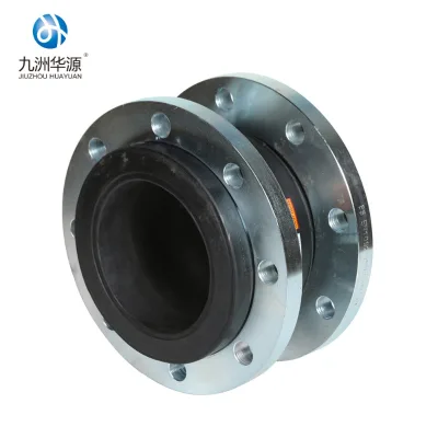 Expansion Joint Profiles Flexible Rubber Joint with Rubber Gasket Smooth Surface Forged Flange Connection Expansion Joint
