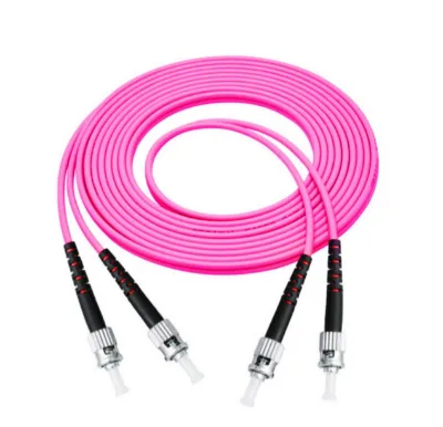 OM4 ST DX Fiber Optic Patch Cord Professional Design Optical Fiber Patch Cord/Pigtail