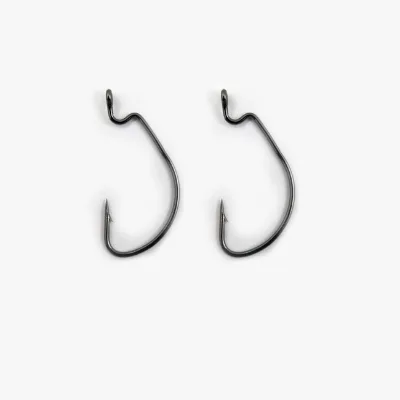 Worm Hooks Jig Fishing Hooks Set Offset Bass Fishhook