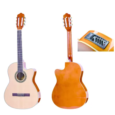 China Musical Instrument 39 Inch Electric Acoustic Classical Guitar