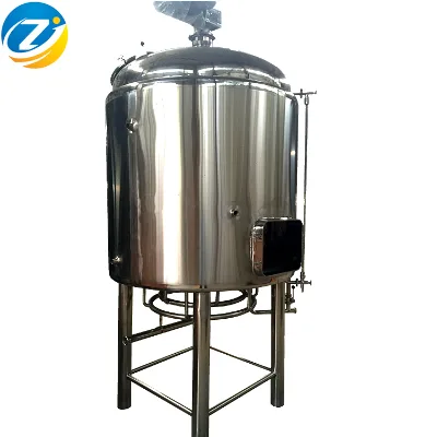Mash Boiler Mash Tank Lauter Tun Wine Making Brewing Stainless Steel Distillery Storage Fermentation Dimple Jacket 1000L Mirror